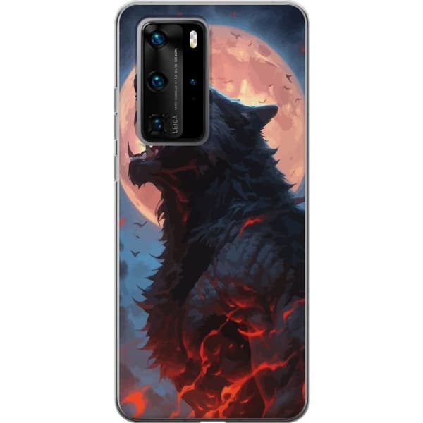 Telefontaske til Huawei P40 Pro med Ylande Wolf