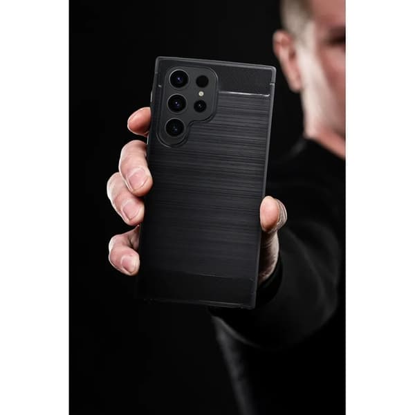 Mobilskal till Galaxy S25 Plus Carbon - Svart