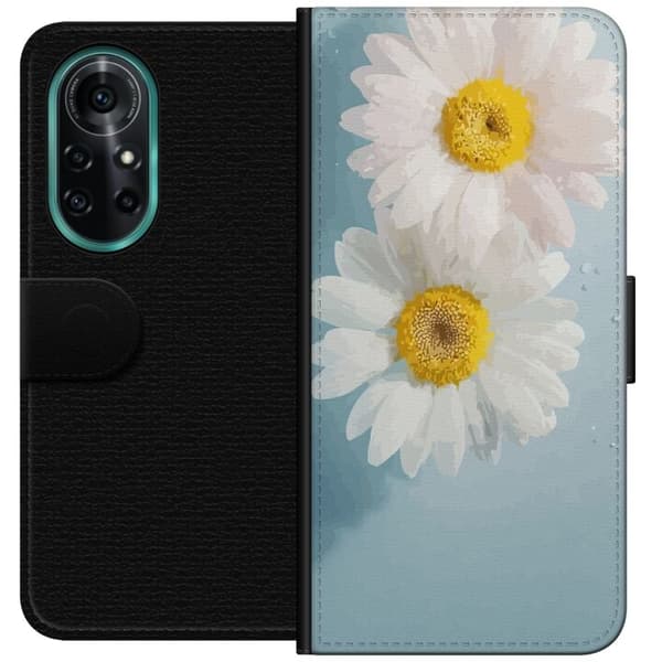 Pung Taske til Huawei nova 8 Pro med sommerblomster