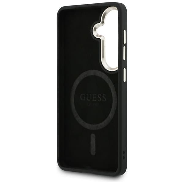 Guess Mobilskal För Galaxy S26 MagSafe 4G Embossed Ring - Blå