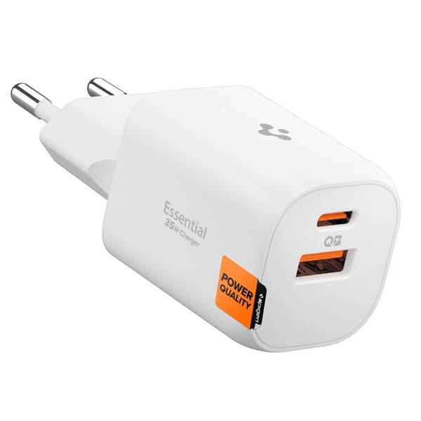 Spigen 2-Port Netværksoplader 35W ESSENTIAL EE352EU
