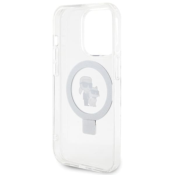 Karl Lagerfeld Telefontaske til iPhone 15 Pro MagSafe Ringstativ