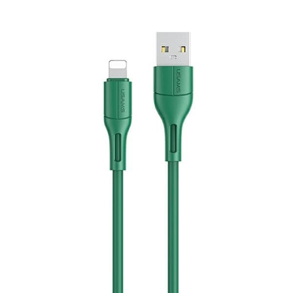 USAMS U68 Lightning -kaapeli 2A pikalataus 1m vihreä SJ500USB04