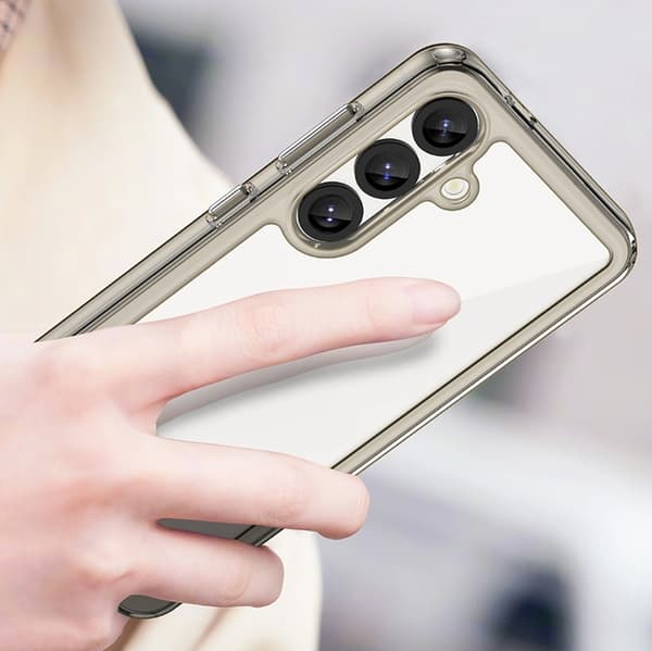 Mobilskal till iPhone 16e Outer Space - Transparent/Svart