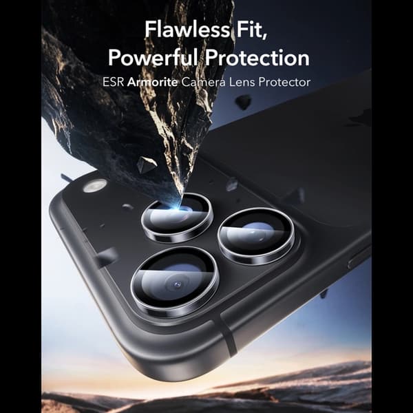 ESR Härdat Glas Kameraskydd för iPhone 18 Pro/18 Pro Max Armorite