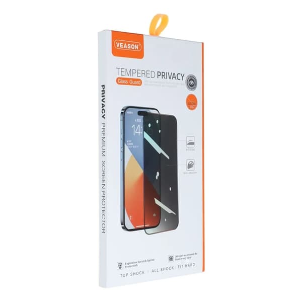Veason iPhone XR /11 Karkaistu lasinen näytönsuoja 6D Pro Privacy