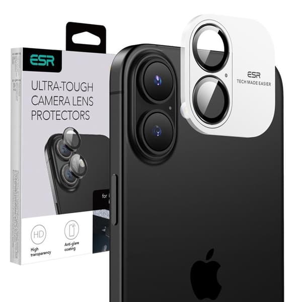 ESR iPhone 16/16 Plus Kameran Suoja Armorite - Musta