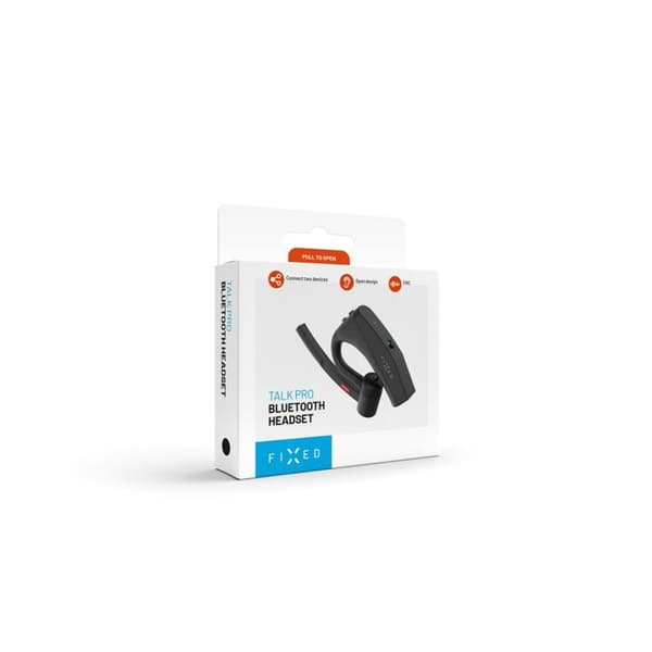 FIXED Talk Pro Trådløst Open-Ear Mono Headset med ENC Sort