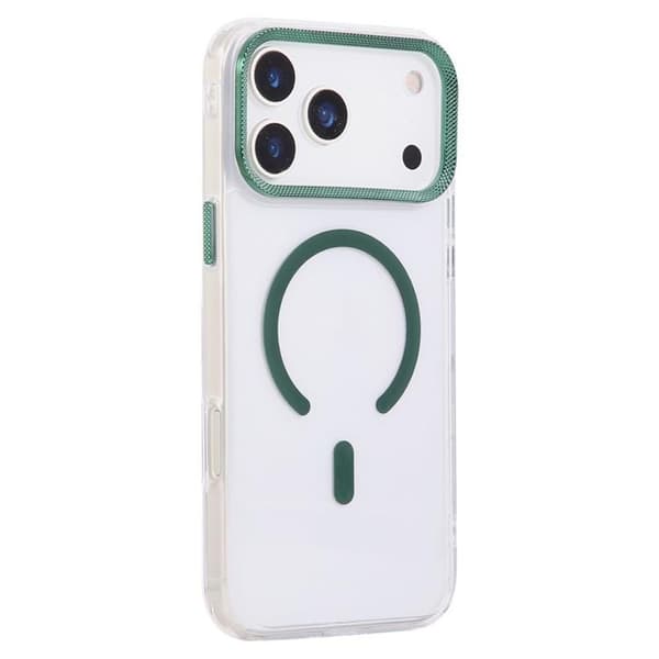 Mobilskal till iPhone 17 Pro Max MagSafe Texture Frame - Midnattsgrön