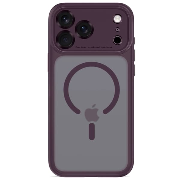 Tech-Protect Mobilskal För iPhone 18 Pro/17 Pro Magsafe Magpeak - Matte Burgundy