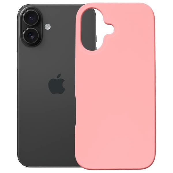 3MK Mobilskal till iPhone 16 MagSafe Silikon Hardy - Rosa