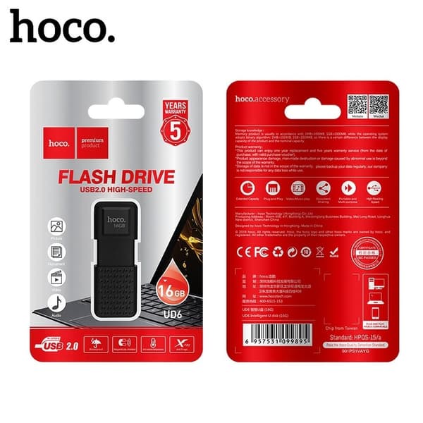 HOCO pendrive Intelligent UD6 16 GB USB2.0
