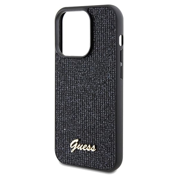 Guess Mobilskal till iPhone 14 Pro MagSafe Disco Metal Script