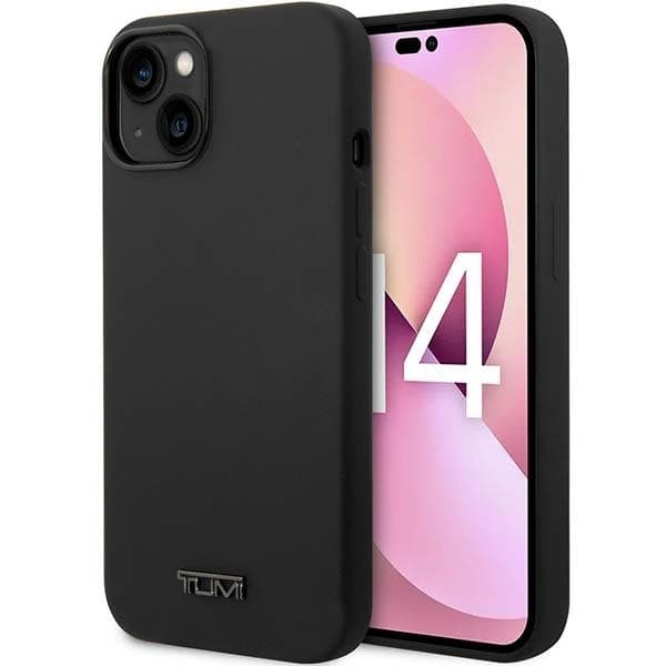 Tumi Telefontaske til iPhone 14 Plus/15 Plus MagSafe Flydende Silikone - Sort