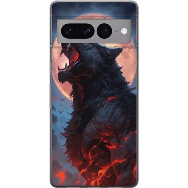 Mobilskal till Google Pixel 7 Pro med Ylande varg