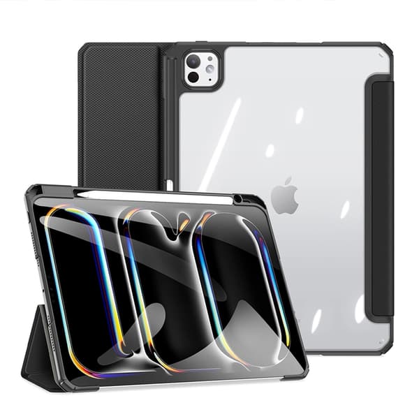 Dux Ducis iPad Pro 11\" (2024) Toby-kotelo läpällä - Musta