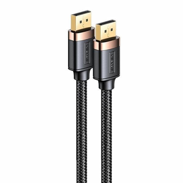 USAMS Kabel DP-DP U74 2,0m sort 4K SJ531HD01