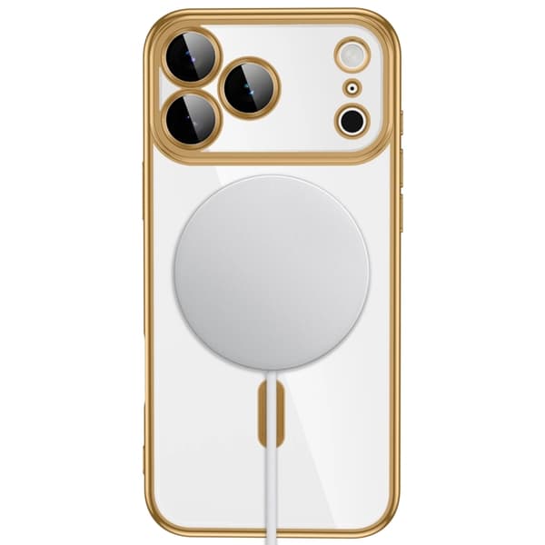 Tech-Protect Mobilcover Til iPhone 18 Pro Magsafe Magflex - Shiny Guld