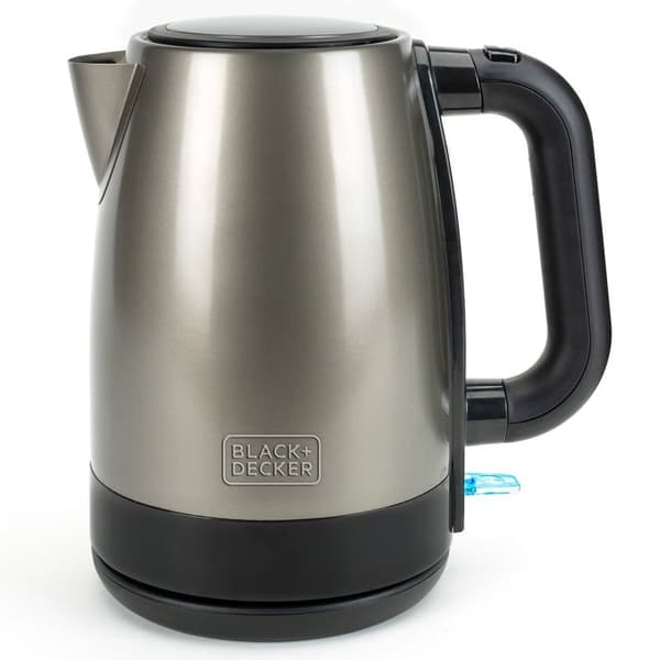 BLACK+DECK Elkedel 2200W 1.7L Børstet rustfrit stål