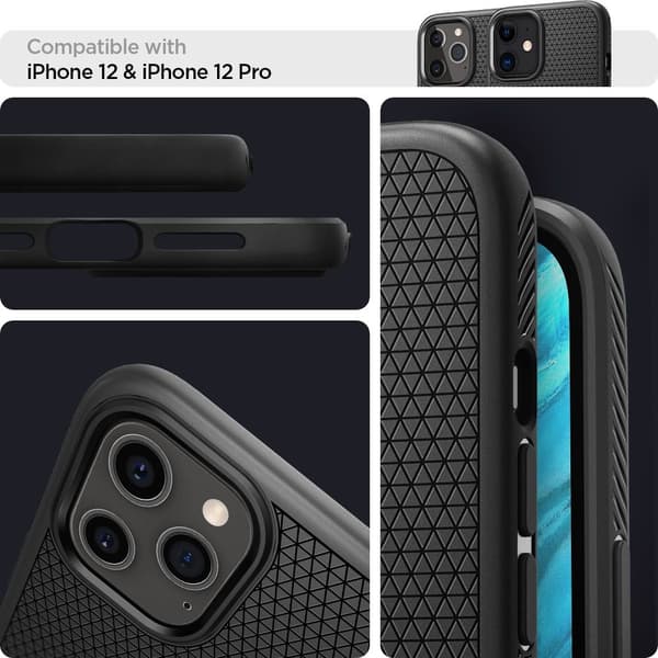 Spigen Liquid Air iPhone 12 & 12 Pro - Mattamusta