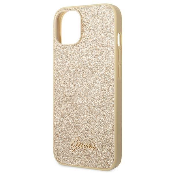 Guess Mobilskal till iPhone 14 / 15 / 13 MagSafe Glitter Script