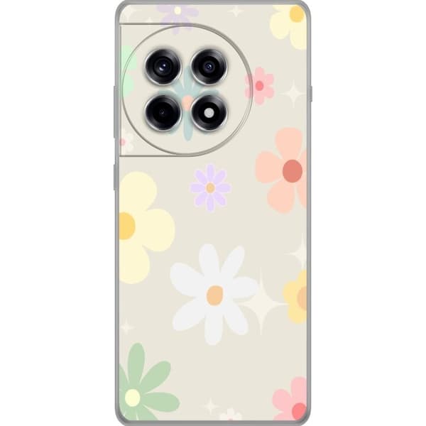 Taske til OnePlus 12R med fejende blomster