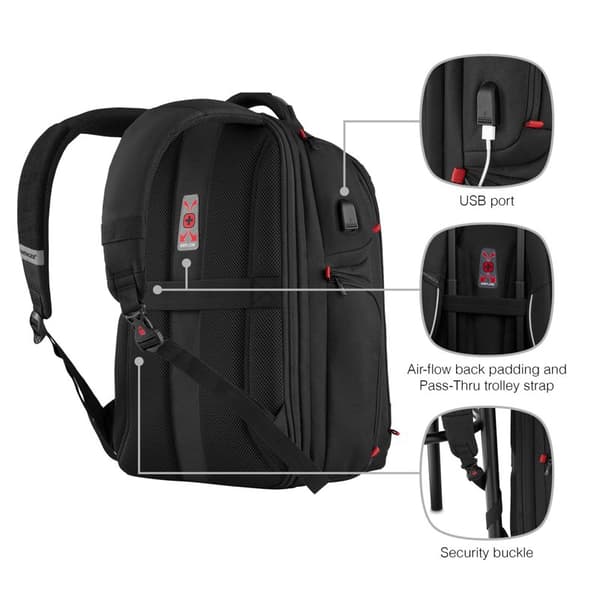 Wenger PlayerOne 17.3\" Gaming Computer Rygsæk Sort