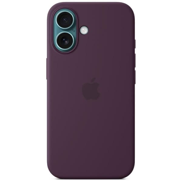 Apple-puhelinkotelo iPhone 16 MagSafe Silicone - Plum