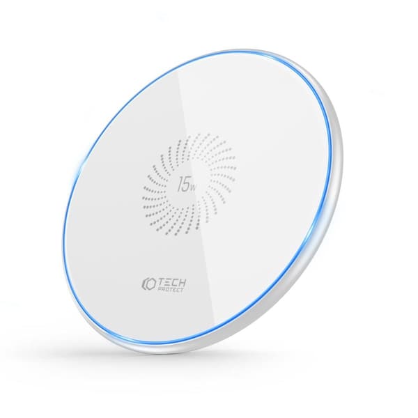 Tech-Protect Qi 15W-C1 Trådløs Oplader 15W - Hvid