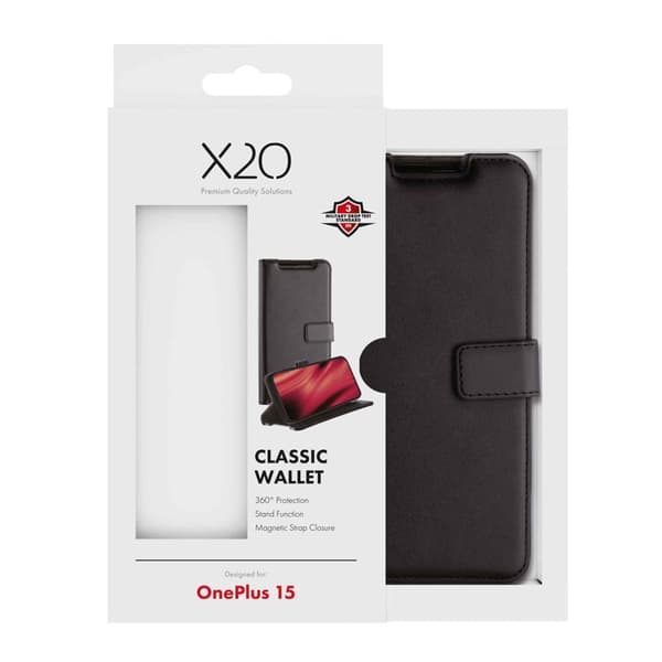 X2O Classic Wallet Pungcover OnePlus 15 Sort