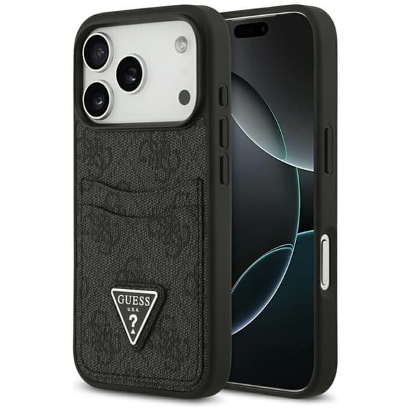 Guess Mobilskal till iPhone 17 Pro 4G Double Card Triangle