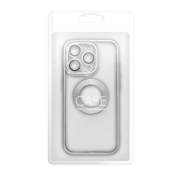 Telefontaske til iPhone 16e Glam - Sølv