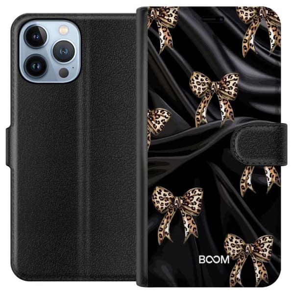 Plånboksfodral till Apple iPhone 13 Pro Max med Leopard Bow