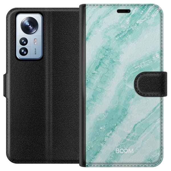 Plånboksfodral till Xiaomi 12 Pro med Mint Marble