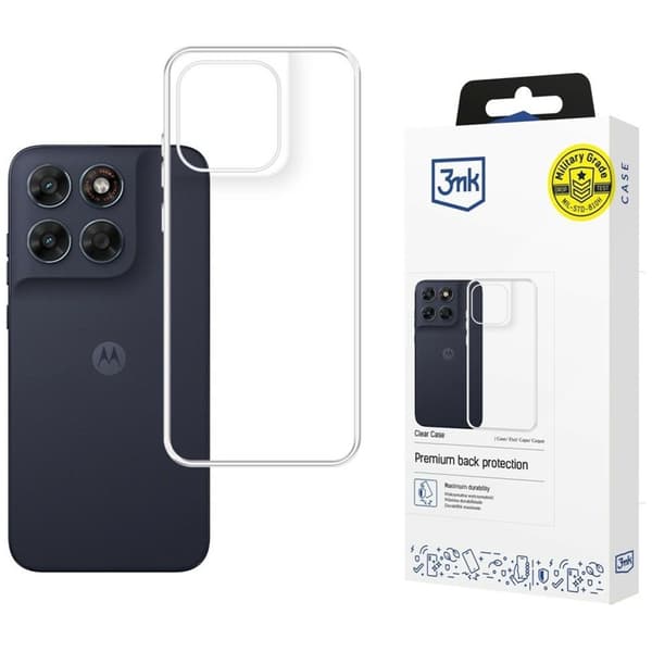 3mk Mobilskal För Motorola Moto G87 - Clear