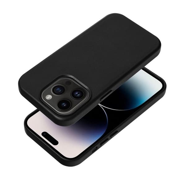 Telefontaske til Galaxy S25 Plus Magsafe Læder - Sort