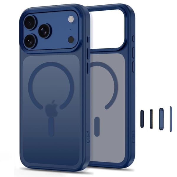 Tech-Protect Mobilskal För iPhone 18 Pro Magsafe Magmat - Matte Mörkblå