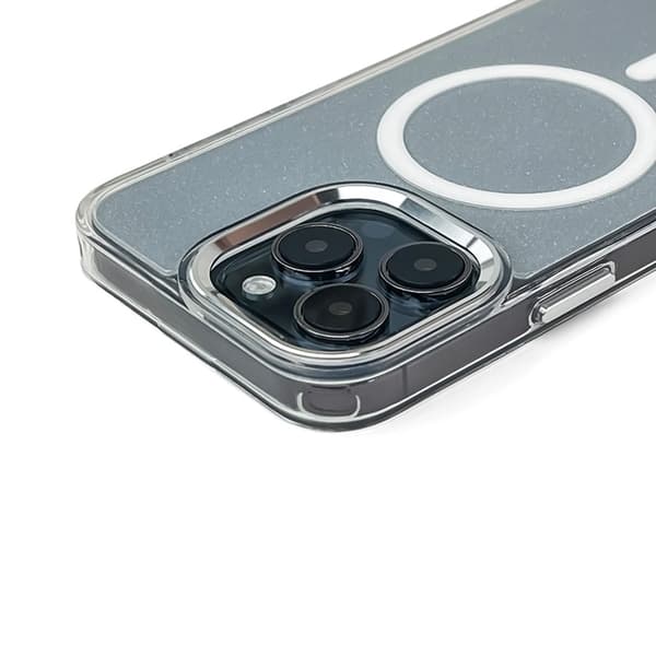 Mobilskal till iPhone 17 MagSafe Glitter - Semitransparent
