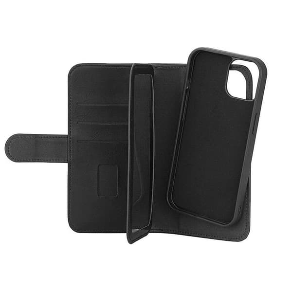 [2in1] Gear iPhone 15 Pung Taske Magsafe - Sort