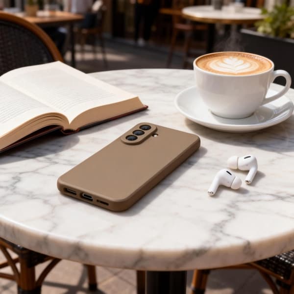 Tech-Protect Mobilcover Til Galaxy A27 Icon - Brun