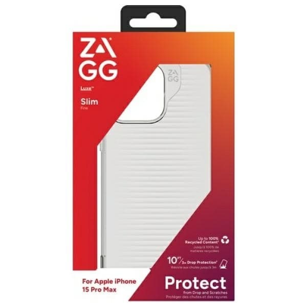 ZAGG Telefontaske til iPhone 15 Pro Max MagSafe Luxe - Klar