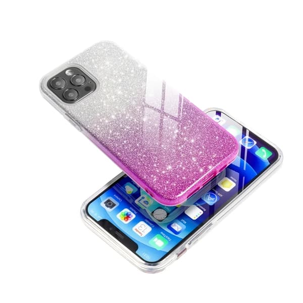 Mobilskal till iPhone 17 Shining - Transparent/Rosa