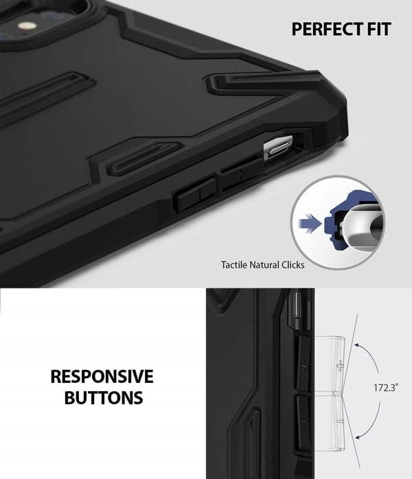 Ringke Dual X Taske til Apple iPhone XS Max - Sort