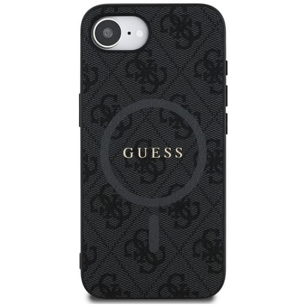 Guess telefonetui til iPhone 16e MagSafe 4G Ring Classic Logo