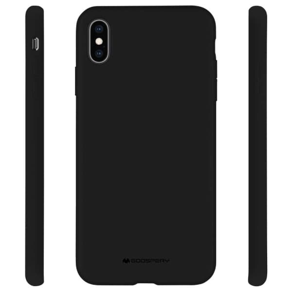 Mercury Telefontaske til iPhone 12 Pro Max Silikone - Sort