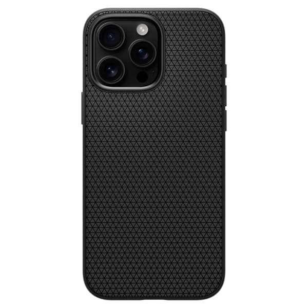 Spigen telefontaske til iPhone 16 Pro Magsafe Liquid Air - Sort