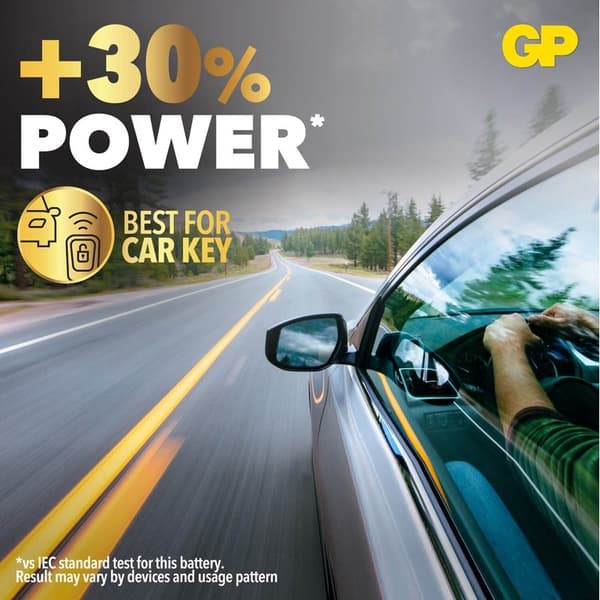 GP knapcellebatteri Lithium CR2032 10-pakke