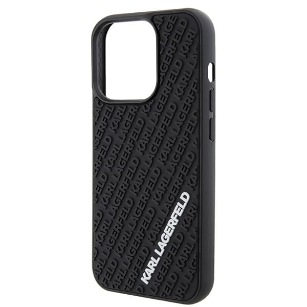 Karl Lagerfeld iPhone 15 Pro Etui MagSafe 3D Gummi Multi Sort