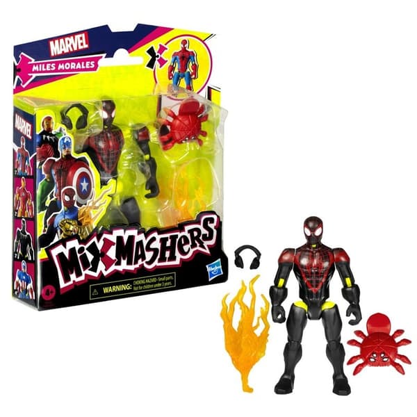 MIXMASHERS Spider-Man 5 Inch Mixmashers Basic Figure Miles Morales