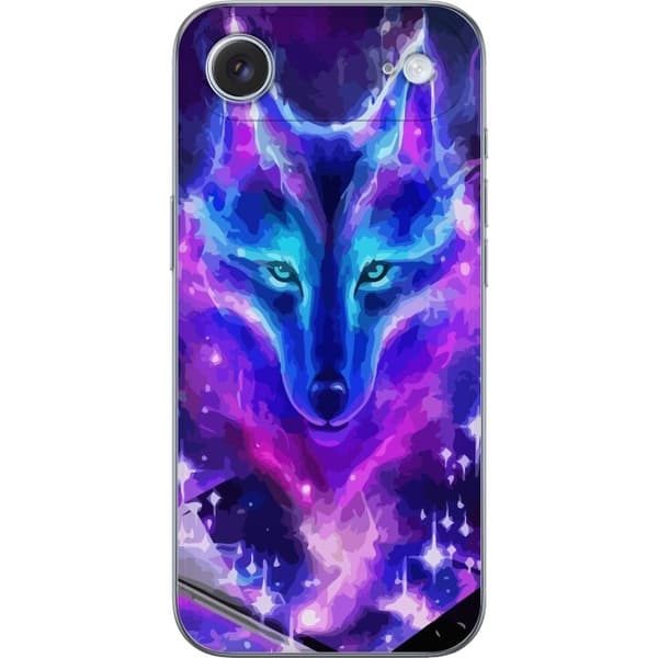 Telefontaske til Apple iPhone 17 Air med Neon Wolf